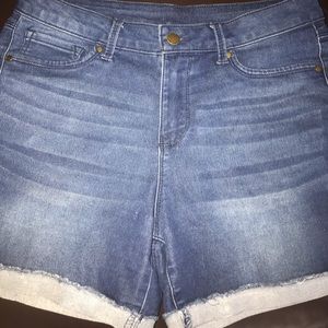 Dark Blue Jean Shorts